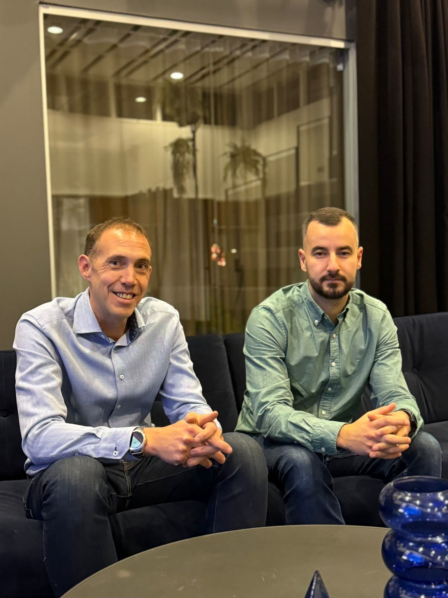 Robert och Johan — grundarna av Uplinx